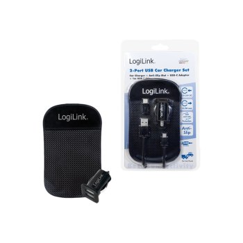 LogiLink Auto-Netzteil - 10.5 Watt - 2.1 A - 2 Ausgabeanschlussstellen (2 x USB)