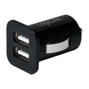 LogiLink Auto-Netzteil - 10.5 Watt - 2.1 A - 2 Ausgabeanschlussstellen (2 x USB)