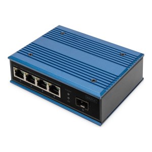 DIGITUS 4 Port Fast Ethernet Netzwerk PoE Switch,...