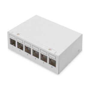 DIGITUS Modulares Desktop Patch Panel, geschirmt, 6-Port