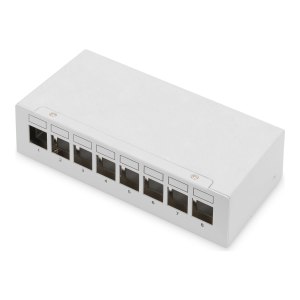 DIGITUS Modulares Desktop Patch Panel, geschirmt, 8-Port