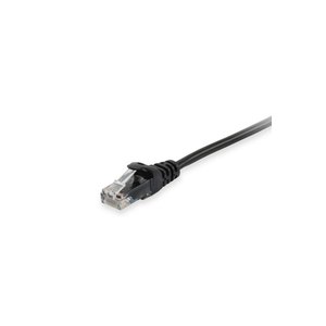 Equip Cat.6A U/UTP patch cable - 0.5m - black - 0.5 m -...