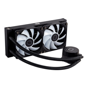 Cooler Master MasterLiquid Lite 240L Core ARGB - Prozessor-Flüssigkeitskühlsystem - Kühlergröße: 240 mm - (für: LGA1156, AM2, AM2+, AM3, LGA1155, AM3+, FM1, FM2, LGA1150, FM2+, LGA1151, AM4, LGA1200, LGA1700, AM5)