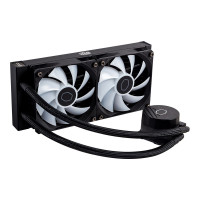 Cooler Master MasterLiquid Lite 240L Core ARGB - Prozessor-Flüssigkeitskühlsystem - Kühlergröße: 240 mm - (für: LGA1156, AM2, AM2+, AM3, LGA1155, AM3+, FM1, FM2, LGA1150, FM2+, LGA1151, AM4, LGA1200, LGA1700, AM5)