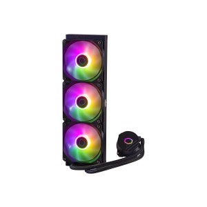 Cooler Master MasterLiquid 360L Core ARGB - Prozessor-Flüssigkeitskühlsystem - Kühlergröße: 360 mm - (für: LGA1156, AM2, AM2+, AM3, LGA1155, AM3+, FM1, FM2, LGA1150, FM2+, LGA1151, AM4, LGA1200, LGA1700, AM5)