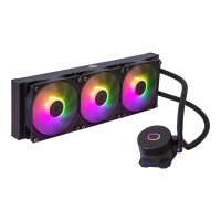 Cooler Master MasterLiquid 360L Core ARGB - Prozessor-Flüssigkeitskühlsystem - Kühlergröße: 360 mm - (für: LGA1156, AM2, AM2+, AM3, LGA1155, AM3+, FM1, FM2, LGA1150, FM2+, LGA1151, AM4, LGA1200, LGA1700, AM5)