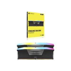 CORSAIR Vengeance RGB - DDR5 - Kit - 32 GB: 2 x 16 GB - DIMM 288-PIN - 6000 MHz / PC5-48000 - CL36 - Schwarz