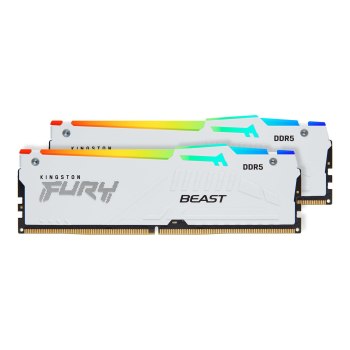 Kingston FURY Beast - DDR5 - Kit - 32 GB: 2 x 16 GB - DIMM 288-PIN - 5200 MHz / PC5-41600 - CL36 - 1.25 V - on-die ECC