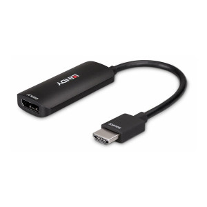 Lindy Videoadapter - HDMI männlich zu DisplayPort, Mikro-USB Typ B (nur Strom)