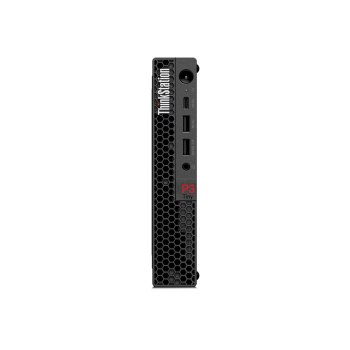 Lenovo ThinkStation P3 30H0 - Mini - 1 x Core i5 13600 / 2.7 GHz - vPro Enterprise - RAM 16 GB - SSD 512 GB - TCG Opal Encryption, NVMe, Performance - UHD Graphics 770 - GigE, 802.11ax (Wi-Fi 6E) - WLAN: Bluetooth 5.1, 802.11a/b/g/n/ac/ax (Wi-Fi 6E) - Win