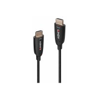 Lindy HDMI-Kabel - HDMI männlich zu HDMI männlich - 10 m - Glasfaser - Schwarz - unterstützt 8K 60 Hz (7680 x 4320)