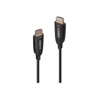 Lindy HDMI-Kabel - HDMI männlich zu HDMI männlich - 15 m - Glasfaser - Schwarz - unterstützt 8K 60 Hz (7680 x 4320)