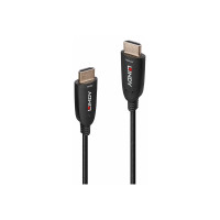 Lindy HDMI-Kabel - HDMI männlich zu HDMI männlich - 20 m - Glasfaser - Schwarz - unterstützt 8K 60 Hz (7680 x 4320)