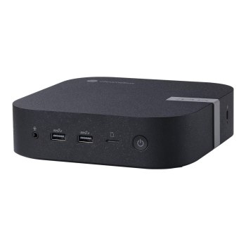 ASUS Chromebox 5 SC002UN - Mini PC - 1 x Celeron 7305 / 1.1 GHz - RAM 4 GB - SSD 128 GB - NVMe - UHD Graphics - 1GbE, 2.5GbE, Bluetooth 5.2, Wi-Fi 6E - WLAN: Bluetooth 5.2, 802.11a/b/g/n/ac/ax (Wi-Fi 6E)