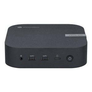 ASUS Chromebox 5 SC002UN - Mini PC - 1 x Celeron 7305 / 1,1 GHz - RAM 4 GB - SSD 128 GB - NVMe - UHD Graphics - 1GbE, 2,5GbE, Bluetooth 5.2, Wi-Fi 6E - WLAN: Bluetooth 5.2, 802.11a/b/g/n/ac/ax (Wi-Fi 6E)