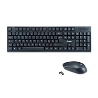 Equip Wireless Tastatur+ Maus Layout italienisch schwarz - Tastatur