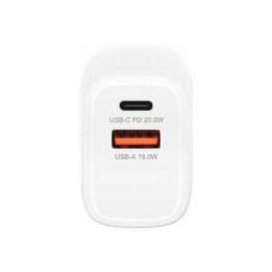 Manhattan Wall/Power Mobile Device Charger (Euro 2-pin)