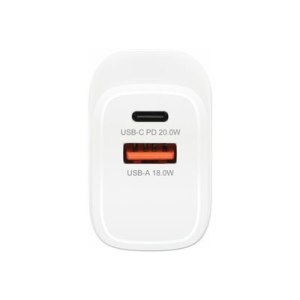 Manhattan Wall/Power Mobile Device Charger (Euro 2-pin)