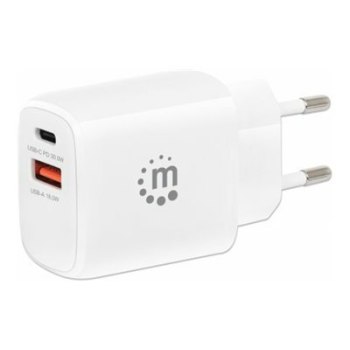 Manhattan Wall/Power Mobile Device Charger (Euro 2-pin)