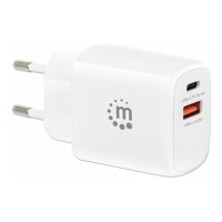 Manhattan Wall/Power Mobile Device Charger (Euro 2-pin)