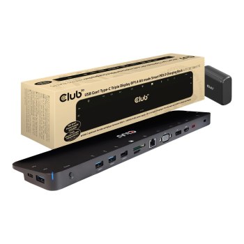 Club 3D CSV-1565 - Dockingstation - USB-C - VGA, HDMI, DP