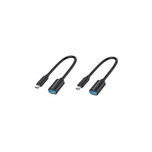 Conceptronic ABBY11B OTG adapter for USB-C to USB-A...