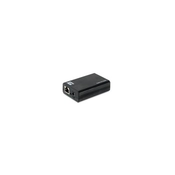 LevelOne Gigabit IEEE802.3bt PoE Splitter. Netzstandard: IEEE 802.3af, IEEE 802.3at, IEEE 802.3bt, Verkabelungstechnologie: 10/100/1000Base-T(X). Produktfarbe: Schwarz, Ursprungsland: China. DC-Ausgang Volt: 12V, 24V, Ausgangsleistung: 60 W. Breite: 53 mm