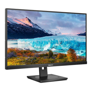 Philips S-line 273S1 - LED-Monitor - 68.6 cm (27") - 1920 x 1080 Full HD (1080p) @ 75 Hz - IPS - 300 cd/m² - 1000:1 - 4 ms - HDMI, DisplayPort, USB-C - Lautsprecher - Schwarz