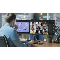 Philips 45B1U6900CH - 6000 Series - LED-Monitor - gebogen - 114.3 cm (45") (44.5" sichtbar) - 5120 x 1440 Dual Quad HD @ 75 Hz - VA - 450 cd/m² - 3000:1 - DisplayHDR 400 - 4 ms - 2xHDMI, DisplayPort, 2xUSB-C - Lautsprecher - Schwarz