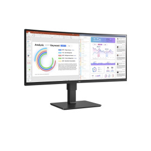 LG 34" 34BQ77QB-B UltraWide Curved DP HDMI USB IPS 21:9 b