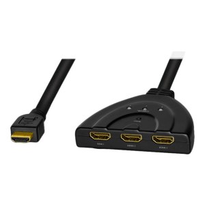 LogiLink Video/Audio Splitter/Switch - 3 x HDMI