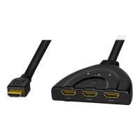 LogiLink Video/audio splitter/switch - 3 x HDMI