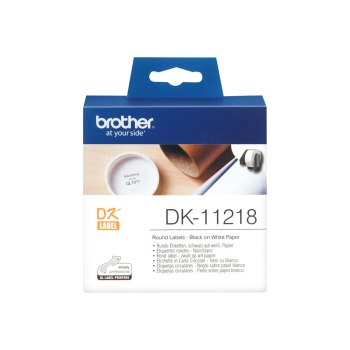 Brother DK-11218 - Schwarz auf Weiß - Rolle (2,4 cm)