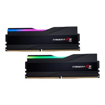 G.Skill Trident Z5 RGB - DDR5 - Kit - 96 GB: 2 x 48 GB - DIMM 288-PIN - 5600 MHz / PC5-44800 - CL40 - 1.25 V - ungepuffert - on-die ECC - mattschwarz