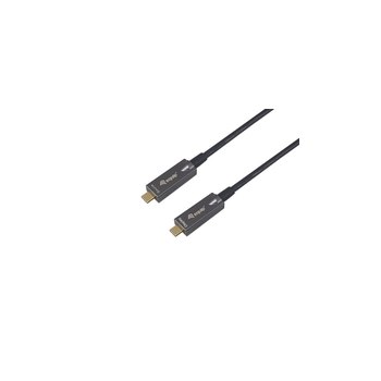 Equip Cavo ottico attivo USB-C - M/M - 5,0 m - PD 60 W - 4K/60 Hz - 10 Gbps - Video+Dati+PD - 5 m - USB C - USB C - USB 3.2 Gen 2 (3.1 Gen 2) - 10 Gbit/s - Nero