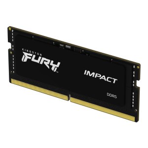 Kingston FURY Impact - DDR5 - Kit - 32 GB: 2 x 16 GB - SO DIMM 262-PIN - 6400 MHz / PC5-51200 - CL38 - 1.35 V - on-die ECC