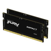 Kingston FURY Impact - DDR5 - Kit - 32 GB: 2 x 16 GB - SO DIMM 262-PIN - 6400 MHz / PC5-51200 - CL38 - 1.35 V - on-die ECC