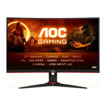 AOC Gaming C27G2E/BK - Monitor LED - Gaming - curvo - 27"