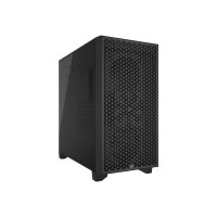 CORSAIR 3000D AIRFLOW - Mid tower - E-ATX - Seitenteil mit Fenster (gehärtetes Glas) - keine Spannungsversorgung (ATX) - Schwarz - USB/Audio