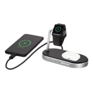 Verbatim Wireless Charger - 3-in-1 + AC Power Adapter