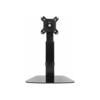 Manhattan TV & Monitor Mount (Gas Spring), Desk, Tilt/Swivel/Rotation/Height, 1 screen, Screen Sizes: 10-27", Black, Stand Assembly, VESA 75x75 to 100x100mm, Max 8kg, Lifetime Warranty - Installation - for LCD display - steel - black semi-gloss - screen