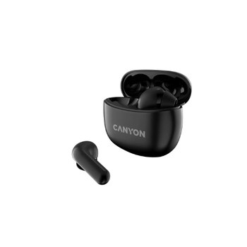 Canyon Bluetooth Headset TWS-5 In-Ear/Stereo/BT5.3 black retail - Headset - Stereo