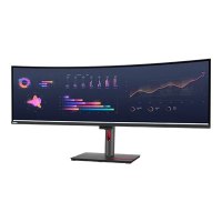 Lenovo ThinkVision P49w-30 - LED-Monitor - gebogen - 124.5 cm (49") - 5120 x 1440 @ 60 Hz - IPS - 350 cd/m² - 2000:1 - DisplayHDR 10 - 4 ms - Thunderbolt 4, 2xHDMI, DisplayPort - Lautsprecher - Raven Black - Campus