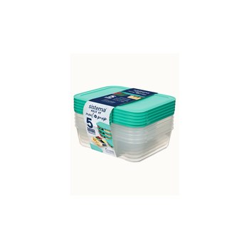 Sistema Plastics Sistema 59175 - Container - Rechteckig - 1,9 l - Türkis - Transparent - Kunststoff - Neuseeland