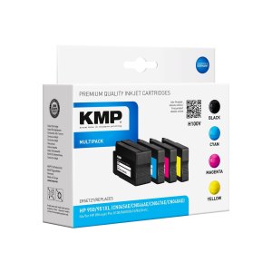 KMP MULTIPACK H100V - 4er-Pack - Schwarz, Gelb, Cyan,...