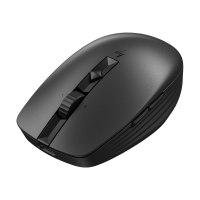 HP 715 - Maus - mehrere Geräte, wiederaufladbar - 7 Tasten - kabellos, kabelgebunden - 2.4 GHz, Bluetooth 3.0 - kabelloser Empfänger (USB)