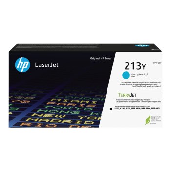 HP 213Y - Besonders hohe Ergiebigkeit - Cyan - original - LaserJet - Tonerpatrone (W2131Y)