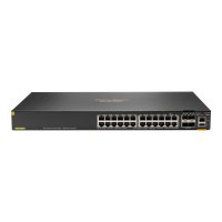 HPE Aruba 6200F 24G Class4 PoE 4SFP+ 370W Switch - Switch - max. Stapelentfernung 10 km - L3 - managed - 24 x 10/100/1000 (PoE+) + 4 x 1 Gigabit/10 Gigabit SFP+ (Uplink) - an Rack montierbar - PoE+ (370 W) - BTO