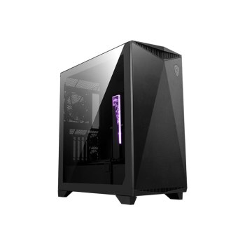 MSI MPG GUNGNIR 300P AIRFLOW - Mid tower - E-ATX - Seitenteil mit Fenster (gehärtetes Glas) - keine Spannungsversorgung (ATX) - Schwarz - USB/Audio