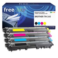 freecolor Toner Brother TN-243 B/C/M/Y remanufactured - Recycled - Compatible